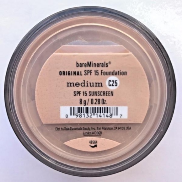 NIB bareMinerals ORIGINAL Medium Foundation C25 - Picture 2 of 3